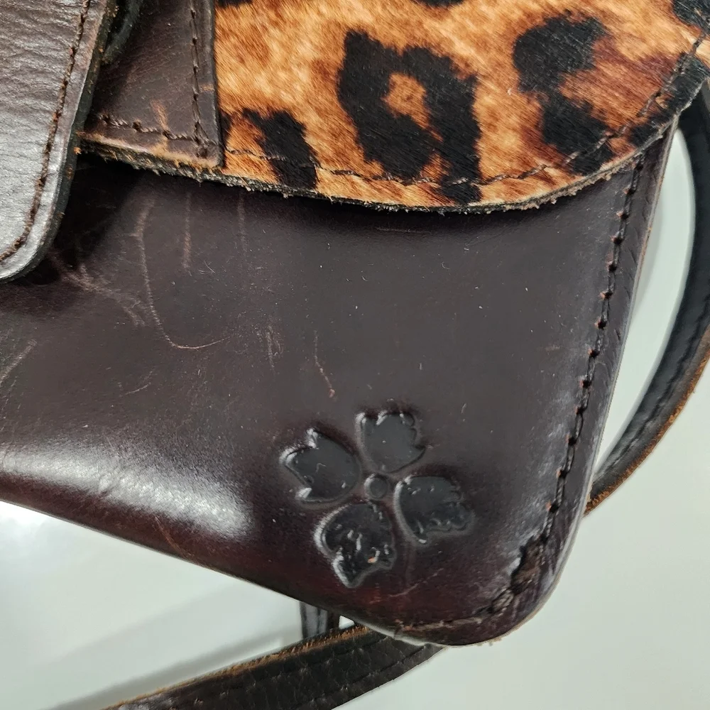PATRICIA NASH ANIMAL PRINT CROSSBODY BAG 